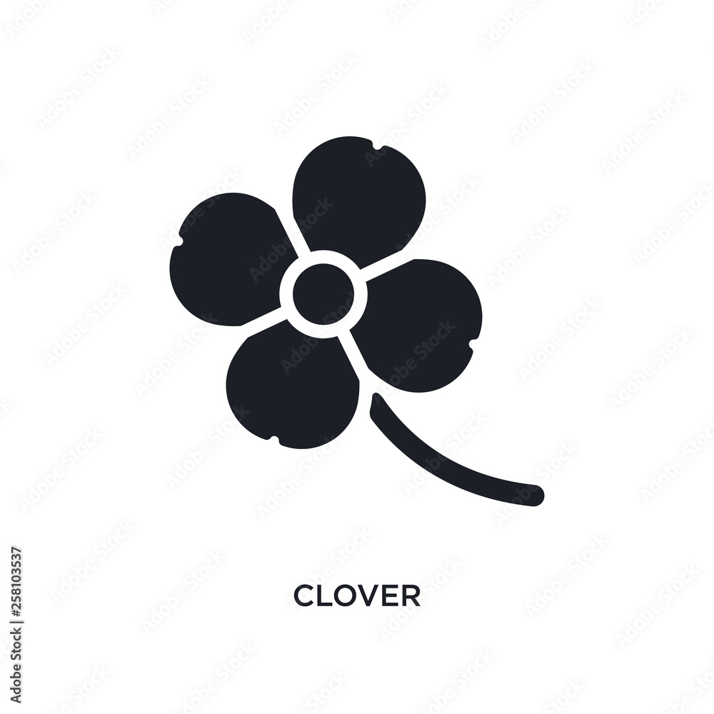clover isolated icon. simple element illustration from success concept icons. clover editable logo sign symbol design on white background. can be use for web and mobile clover isolated icon. simple element illustration from success concept icons. clover editable logo sign symbol design on white background. can be use for web and mobile