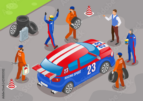 Racing Sports Background