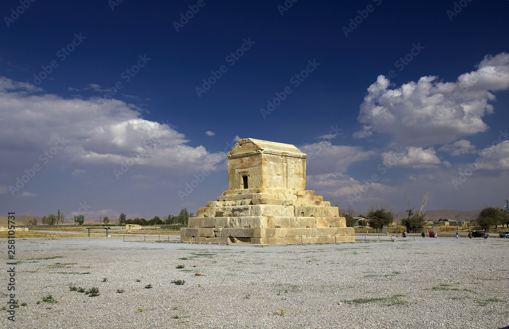 Pasargadae tomb, necropolis, Iran, Persia, Darius