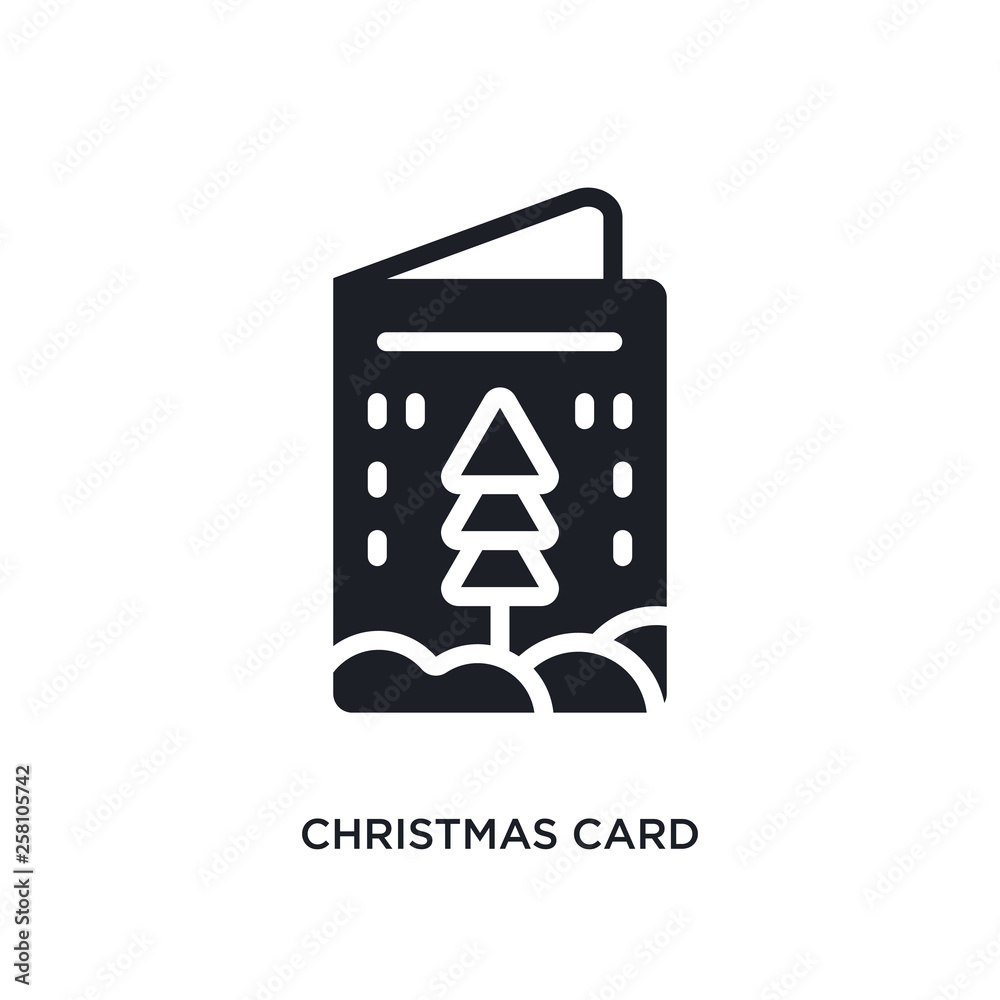 christmas card isolated icon. simple element illustration from winter concept icons. christmas card editable logo sign symbol design on white background. can be use for web and mobile christmas card isolated icon. simple element illustration from winter concept icons. christmas card editable logo sign symbol design on white background. can be use for web and mobile