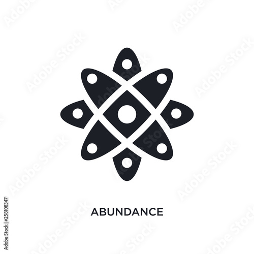abundance isolated icon. simple element illustration from zodiac concept icons. abundance editable logo sign symbol design on white background. can be use for web and mobile photo