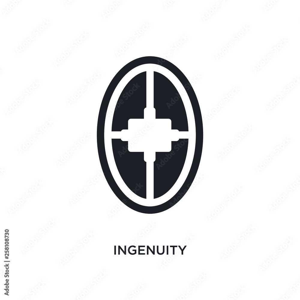 ingenuity isolated icon. simple element illustration from zodiac concept icons. ingenuity editable logo sign symbol design on white background. can be use for web and mobile