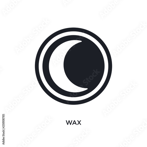 wax isolated icon. simple element illustration from zodiac concept icons. wax editable logo sign symbol design on white background. can be use for web and mobile