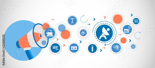 satellite dish icon. Detailed set icons of media element icon. Premium quality graphic design. One of the collection icons for websites, web design, mobile app