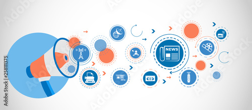 newspaper line icon. Detailed set icons of media element icon. Premium quality graphic design. One of the collection icons for websites, web design, mobile app