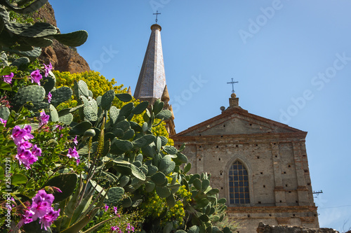 Church of Saint Apostles Peter and Paul. Chiesa dei Santi Pietro e Paolo, Pentedattilo, Calabria, Italy