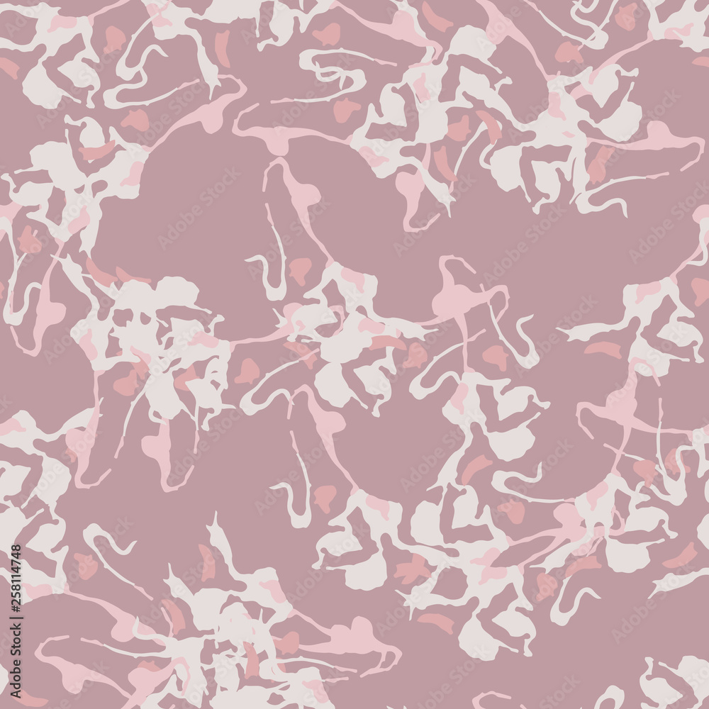 UFO camouflage of various shades of pink, white and nude colors UFO camouflage of various shades of pink, white and nude colors