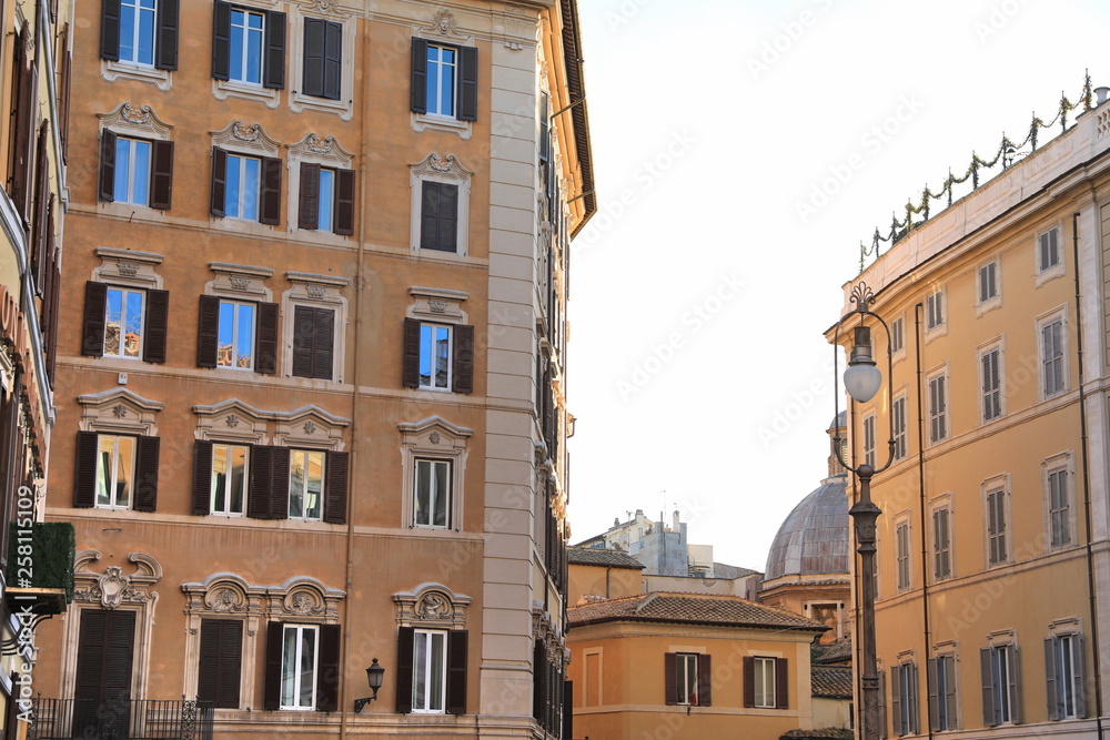 Fototapeta premium Classic Rome - old style windows and door