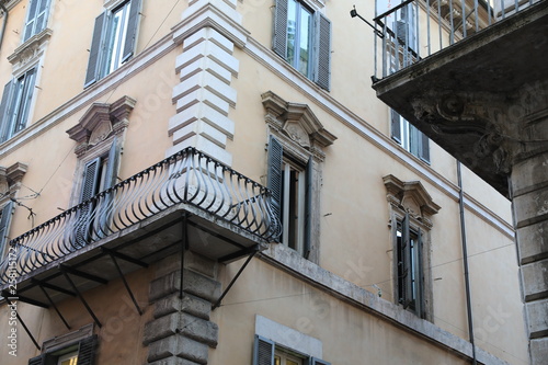 Classic Rome - old style windows and door