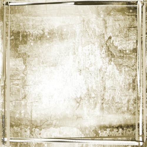 Grunge sepia abstract cracked wall texture background.