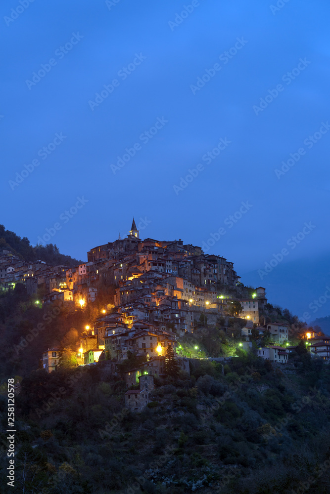 Apricale. Ancient village, Province of Imperia, Italy