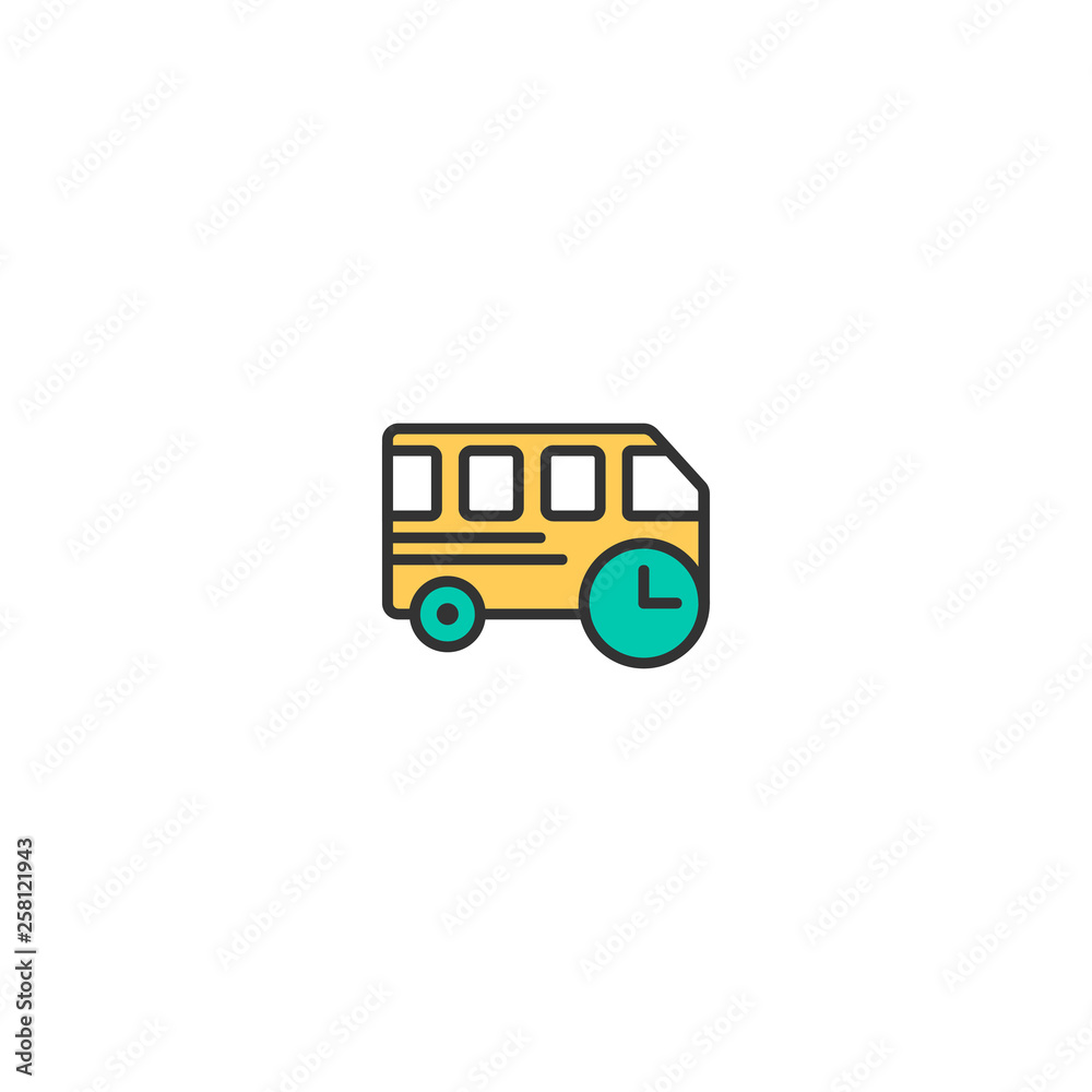 Bus icon design. Transportation icon vector design