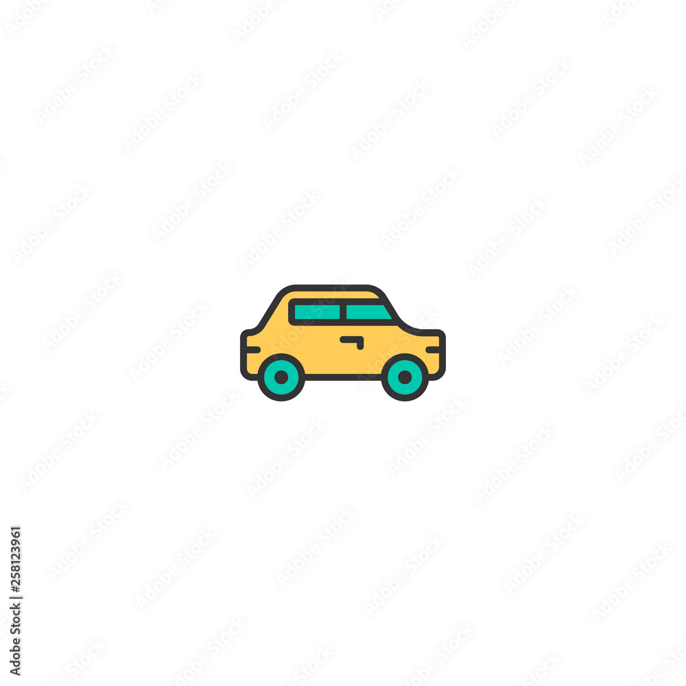 Car icon design. Transportation icon vector design