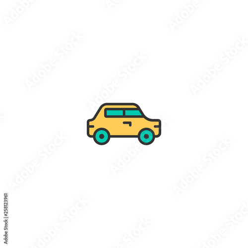 Car icon design. Transportation icon vector design