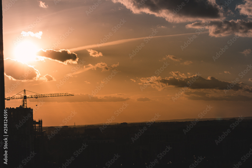 Obraz premium Industrial landscape