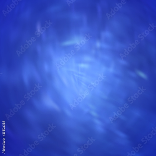 Depth. Abstract deep blue pattern with blurred effect. Vector background