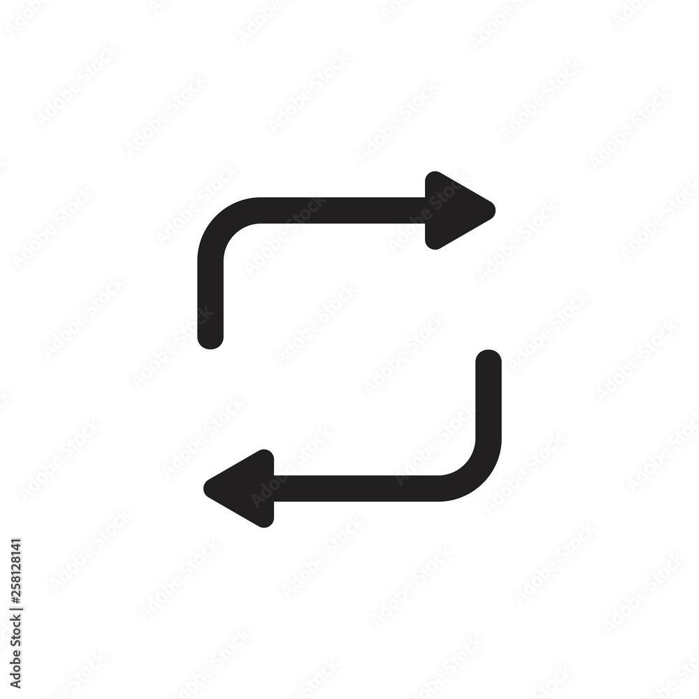 rotation arrows exchange symbol vector rotation arrows exchange symbol vector