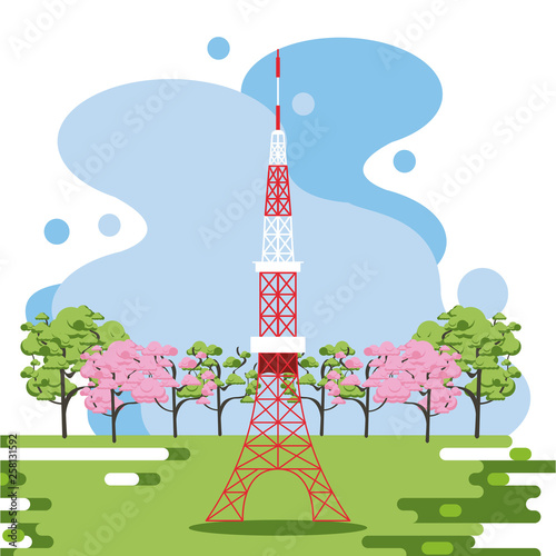 Telecommunication antenna in nature