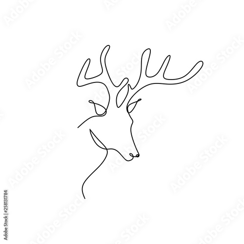 continuous line drawing of ...