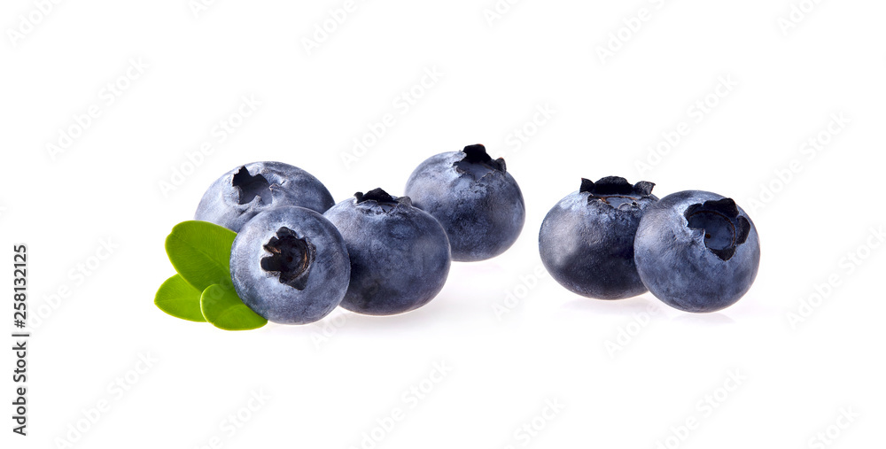 Blueberries isolated on White Background. Ripe berries isolated. Blueberries isolated on White Background. Ripe berries isolated.