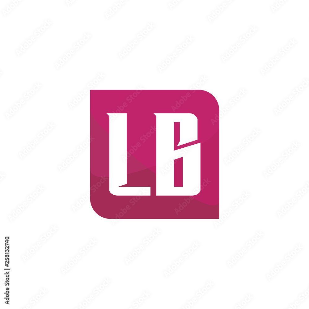 Initial Letter Logo LB Template Vector Design Initial Letter Logo LB Template Vector Design
