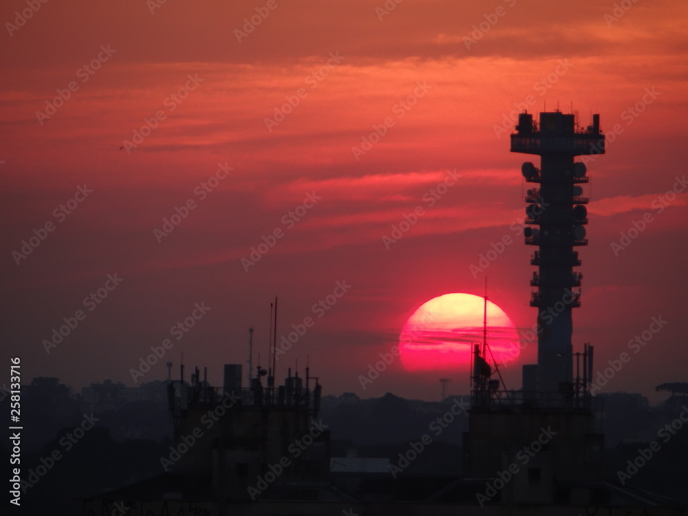 Fototapeta premium Por do sol