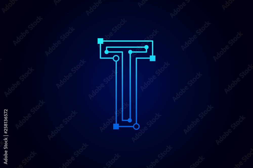 Abstract T Logo