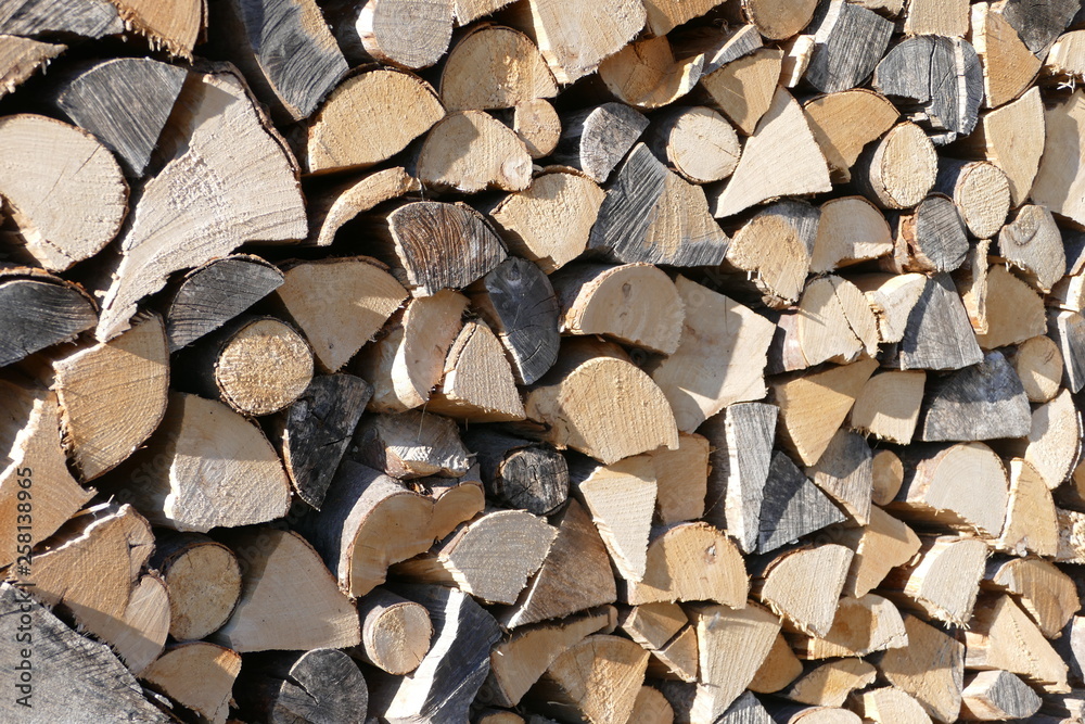 Fototapeta premium Holzstrapel