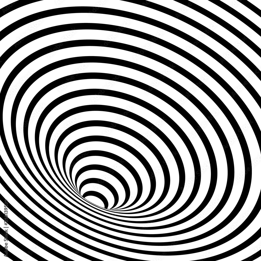 striped geometric spiral striped geometric spiral
