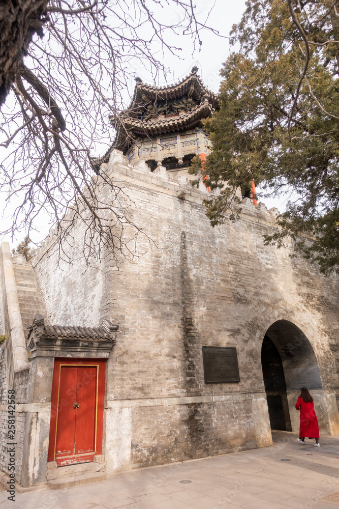 BEIJING, CHINA - DECEMBER 22, 2018: Summer Palace in Beijing BEIJING, CHINA - DECEMBER 22, 2018: Summer Palace in Beijing