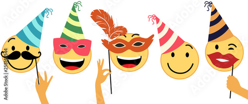 celebration emoticons