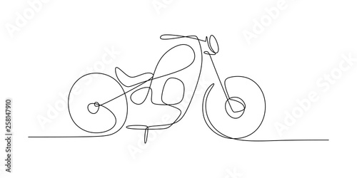 drawing a continuous line of motorized chopper motor hand drawn
