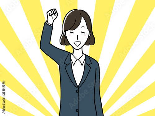 内定を取って喜ぶ就活生