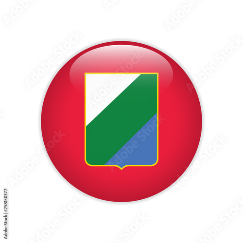 Flag Abruzzo button