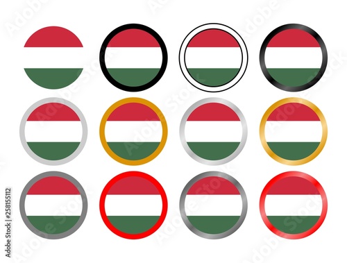 Hungary state flag in globes Free Download Hungary state flag in globes - GFXLoad