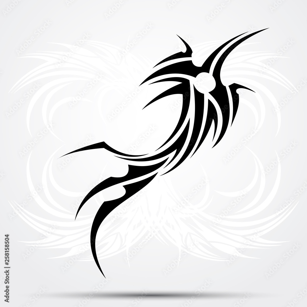 Vector illustration, art on a white abstract background