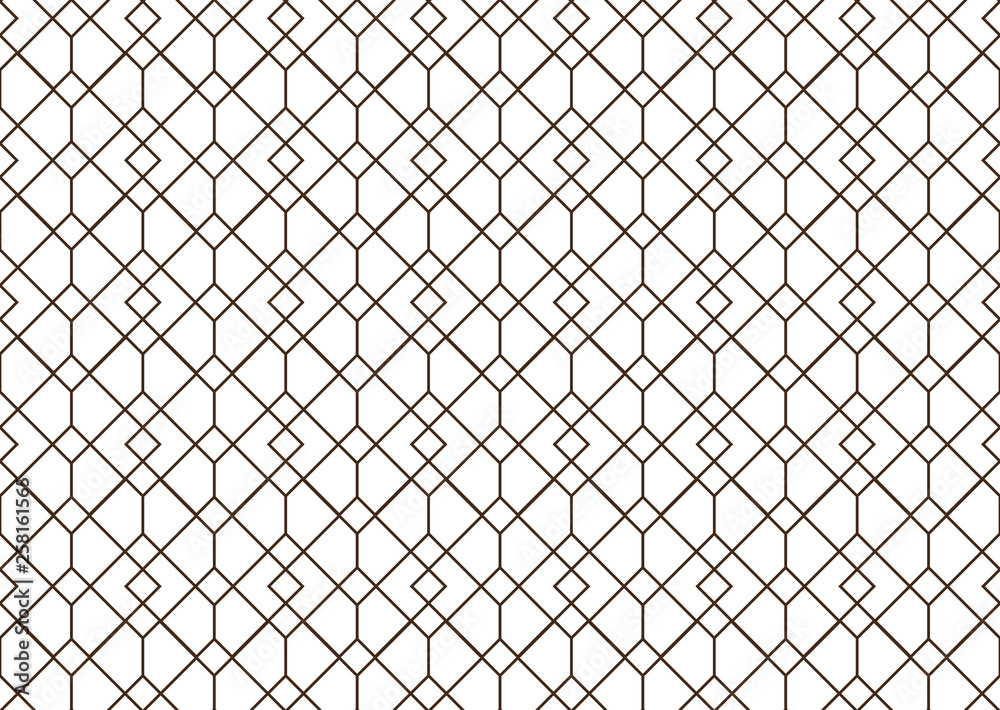 Fototapeta premium The geometric pattern with lines. Seamless vector background. White and black texture. Graphic modern pattern. Simple lattice graphic design