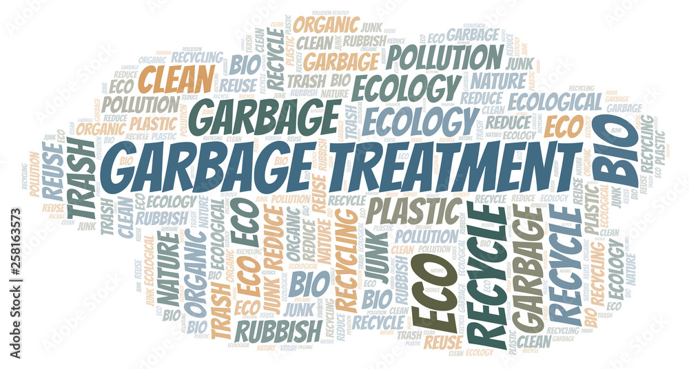 Garbage Treatment word cloud.