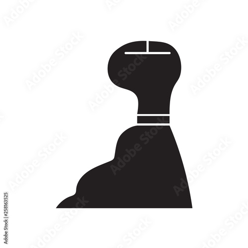 gear stick icon- vector illustration