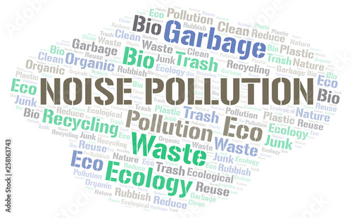 Noise Pollution word cloud.