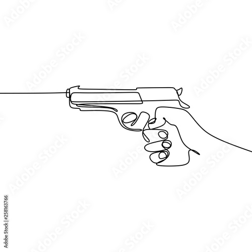 continuous line drawing of ...