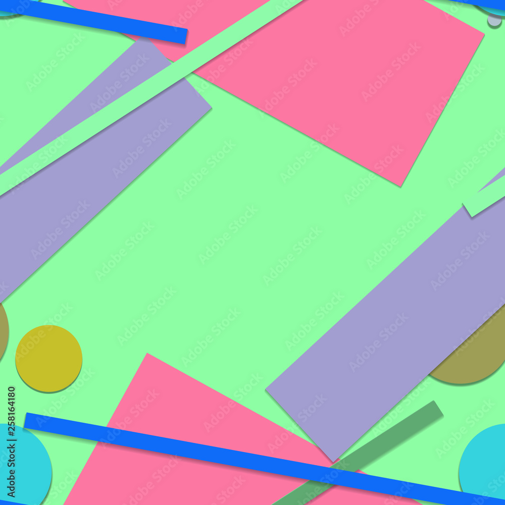 Flat material design - Creative vector trend seamless Flat material design - Creative vector trend seamless
