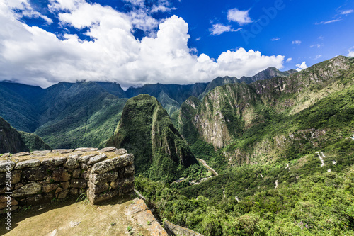 Playground with views of Machu Picchu