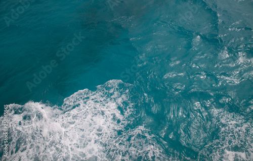 aerial view of the caribbean sea