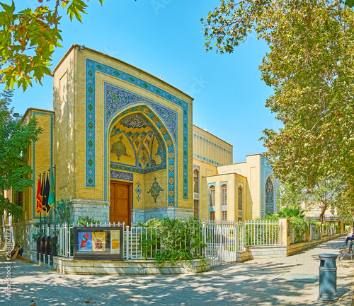 The mansion of Malek museum and library, Tehran, Iran photo