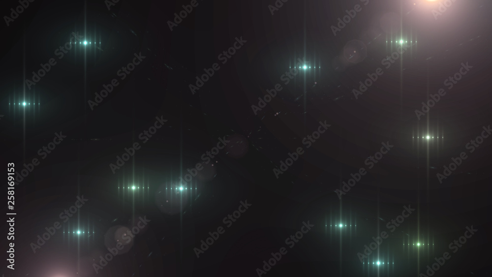Fototapeta premium Abstract azure blue, green, glitter particles background. Luxury premium product design template backdrop. Magic light radiance. Copy space.