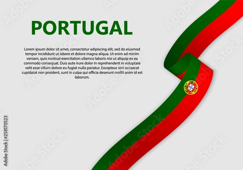 Waving Flag vector illustration