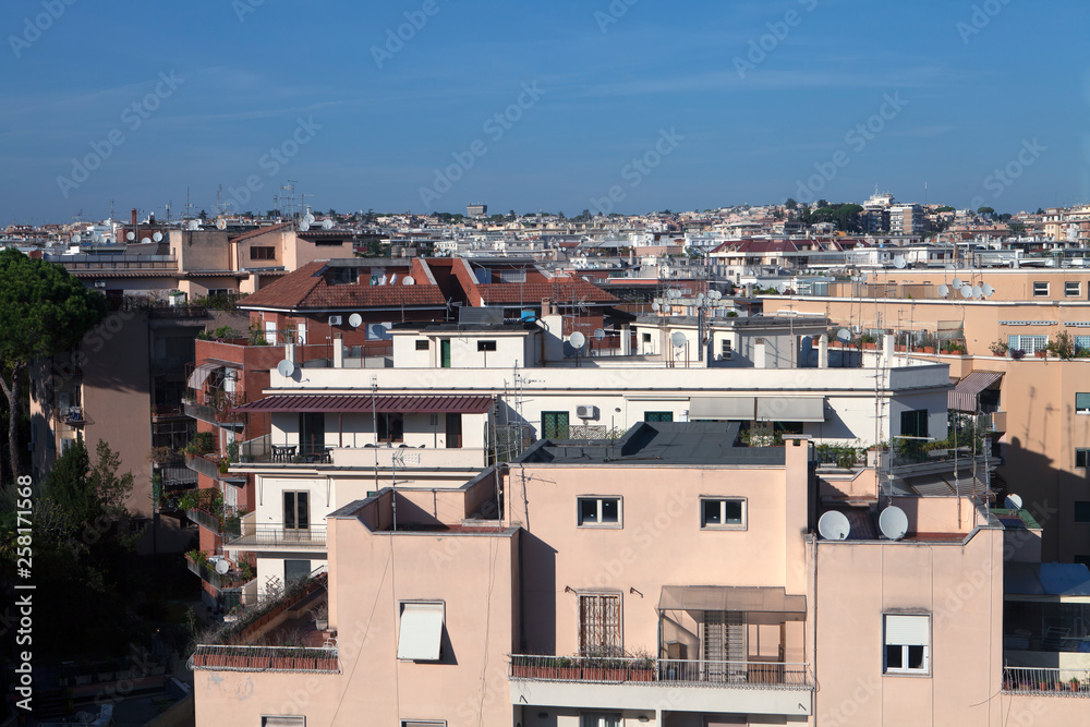 The Balduina district in Rome