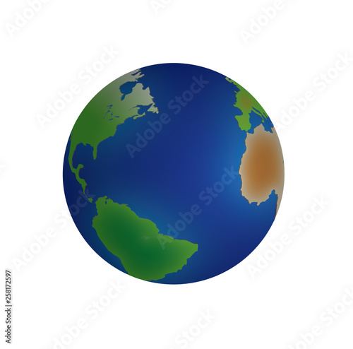 Illustrazione del globo terrestre