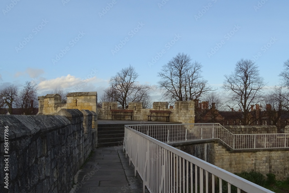 York Wall, England, UK